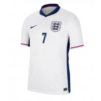 Camisa de Futebol Inglaterra Bukayo Saka #7 Equipamento Principal Europeu 2024 Manga Curta